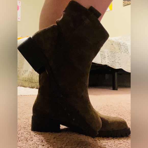 Splendid! Suede boots with faux fur inside - Picture 2 of 6